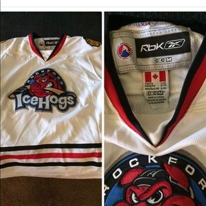 Kids L/XL icehogs Jersey